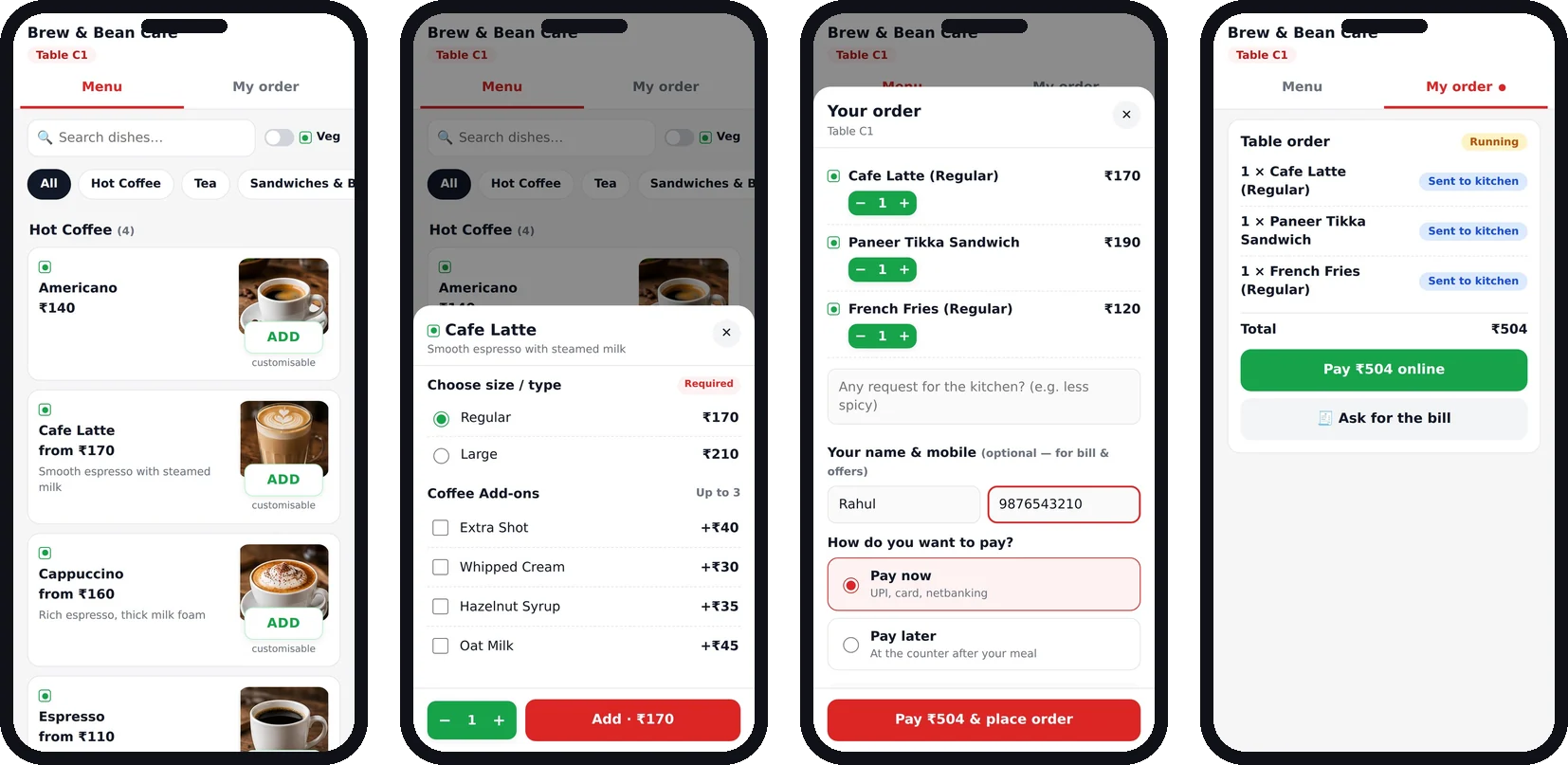BIT3 - Table QR ordering