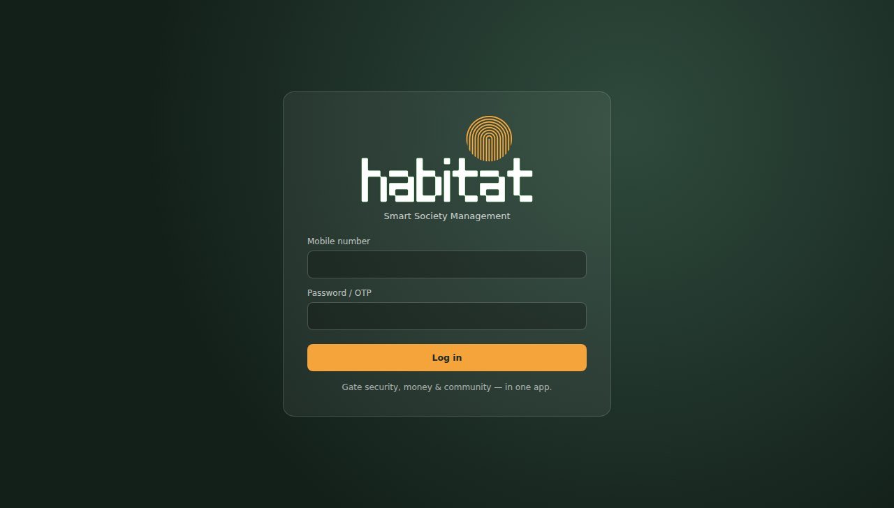 Habitat - Login